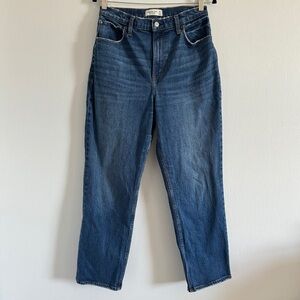 Abercrombie & Fitch Blue Straight Leg Jeans